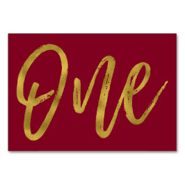 Marsala Tischnummer 1