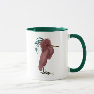 Marsala Vogel mit Haube Tasse