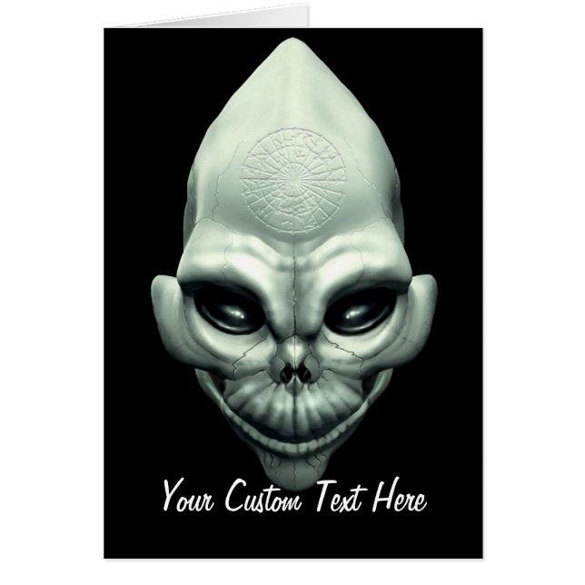 Marsalien-außerirdischer Weltraum-Schädel (Vorne)