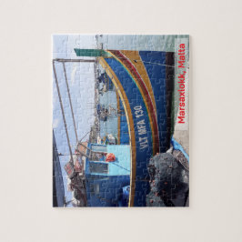 Marsaxlokk Fischerboote Malta Puzzle