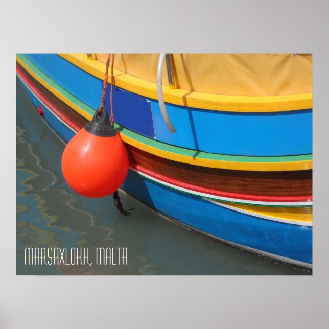 Marsaxlokk Harbor Malta Poster (Vorne)