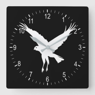 Marsch rauer quadratische wanduhr