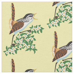 Marsch Wren Singvogel Stoff