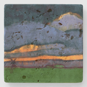 Marschaftslandschaft mit einer Mühle Emil Nolde Steinuntersetzer