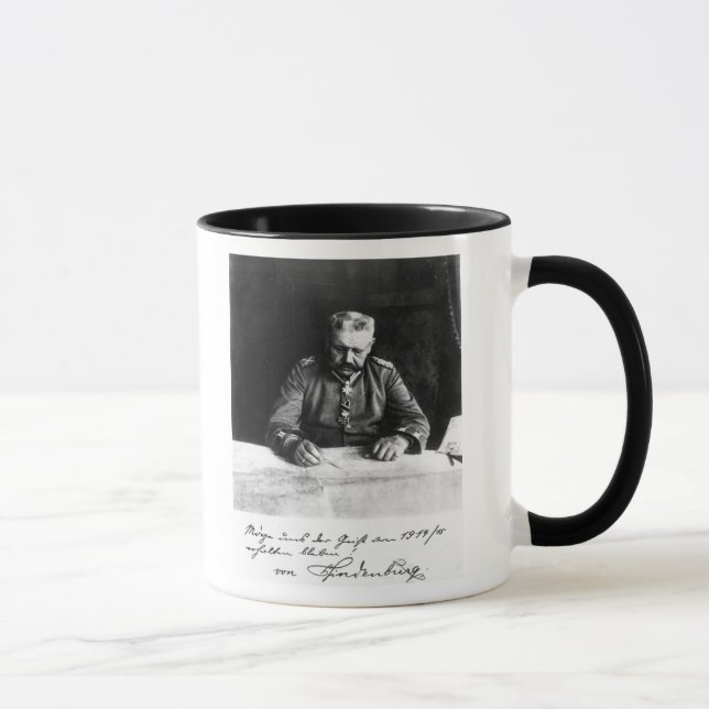 Marschall Paul von Hindenburg, 1914 Tasse (Rechts)