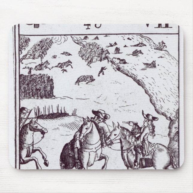 Marschall-Tallard genommener Gefangener Mousepad (Vorne)