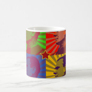 MARSCHALLtito-POP-KUNST-PORTRÄT Kaffeetasse