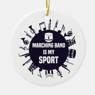 Marschband ist mein Sport Keramik Ornament