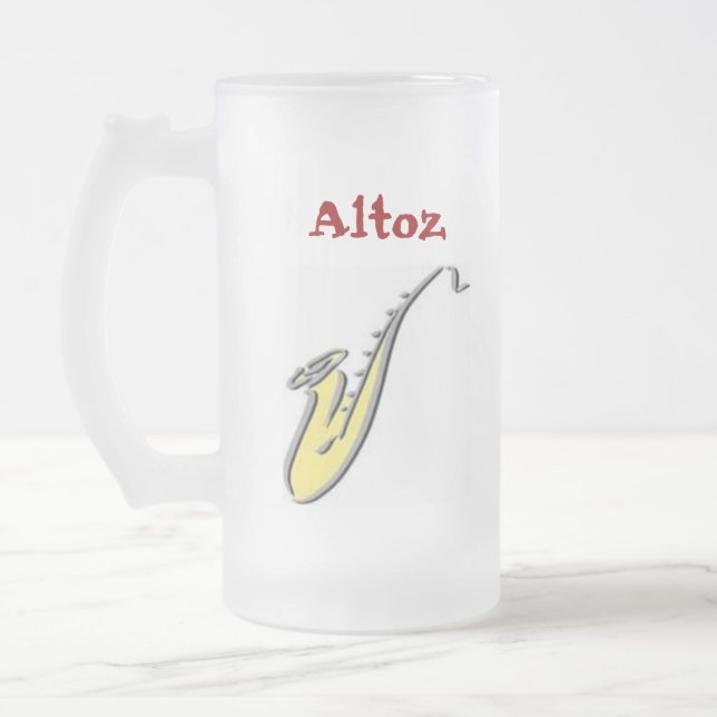 marschierende Alte Minnesotas Mattglas Bierglas (Links)