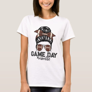 Marschierende Nd Footll Spiel Tages Unordentliche  T-Shirt