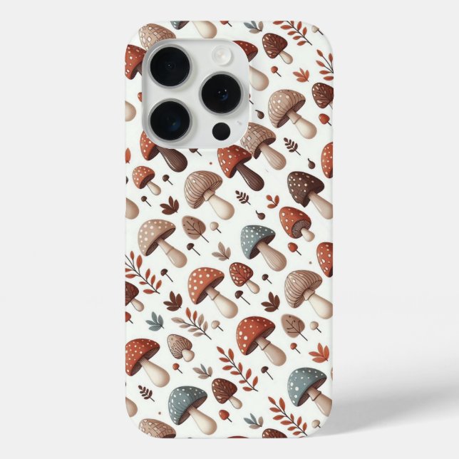 Marschierende Pilze Case-Mate iPhone Hülle (Rückseite)