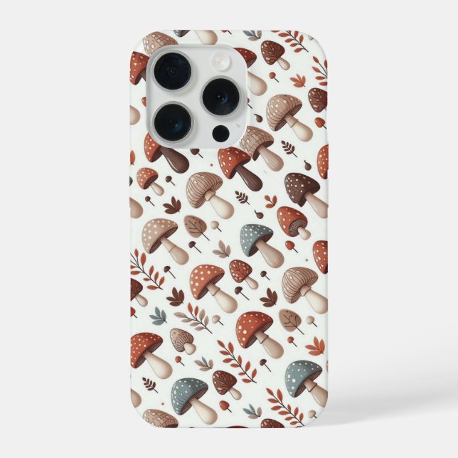 Marschierende Pilze iPhone Hülle (Rückseite)