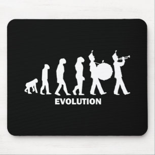 marschierendes Band der Evolution Mousepad