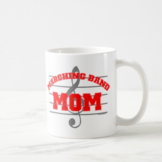 Marschierendes Band-Mama Kaffeetasse (Rechts)
