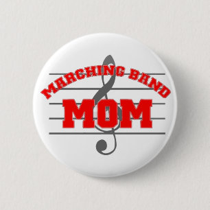 Marschierendes Band-Mamaknopf Button