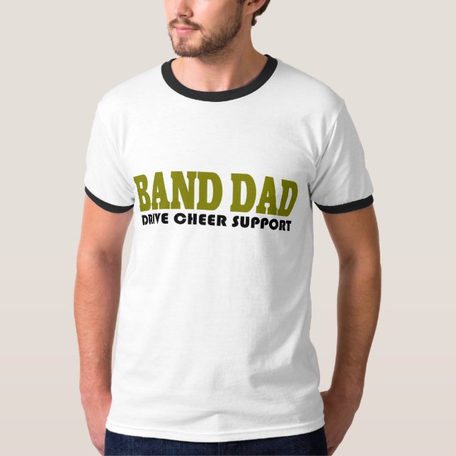 Marschierendes Band-Vater Suppport T-Shirt (Vorderseite)