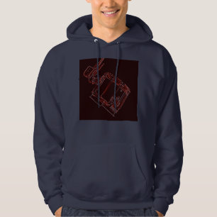 Marschierendes Schnarrtrommelhoodie-Schwarzes Hoodie