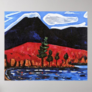 Marsden Hartley - Berg Katahdin, Maine, Poster