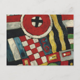 Marsden Hartley - Berliner Abstraktion Feiertagspostkarte