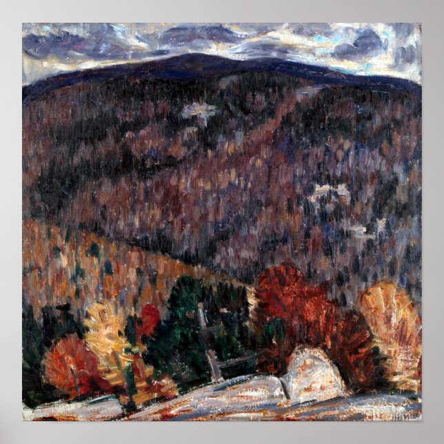 Marsden Hartley Landscape Nr. 25 Poster (Vorne)