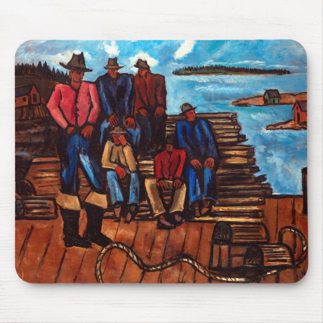 Marsden Hartley Lobster Fishermen Mousepad (Vorne)