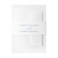 Marseille Bleu und White Wedding Einladung