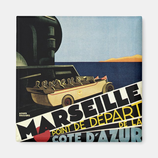 Marseille ~ Cote D'Azur Magnet (Vorne)
