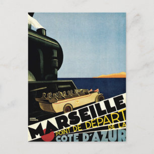 Marseille ~ Cote D'Azur Postkarte