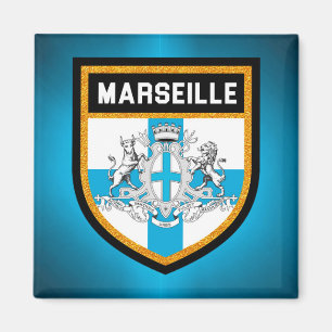 Marseille-Flagge Magnet