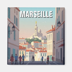 Marseille France Travel Magnet