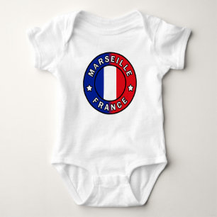 Marseille Frankreich Baby Strampler