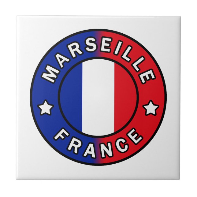 Marseille Frankreich Fliese (Vorderseite)