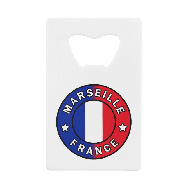 Marseille Frankreich Geldbeutel Flaschenöffner (Vorderseite)