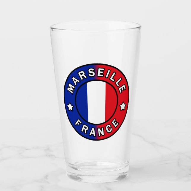 Marseille Frankreich Glas (Vorderseite)