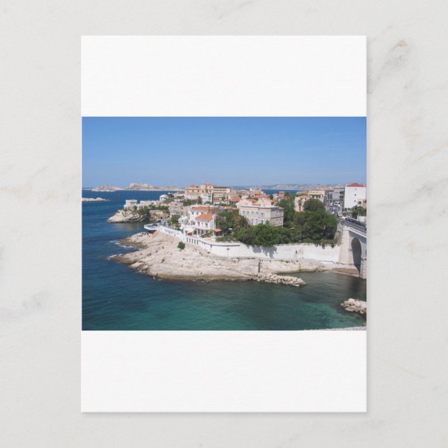 Marseille Frankreich Postkarte (Vorderseite)