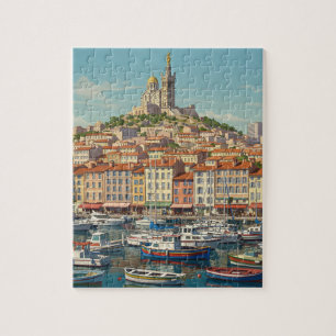 Marseille Frankreich Reise Puzzle