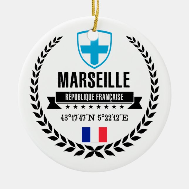 Marseille Keramikornament (Vorne)