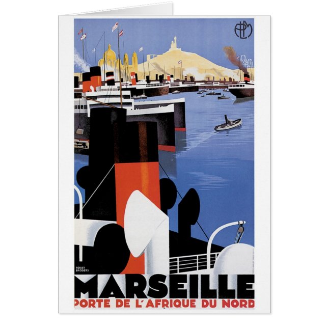 Marseille-Plakat (Vorne)