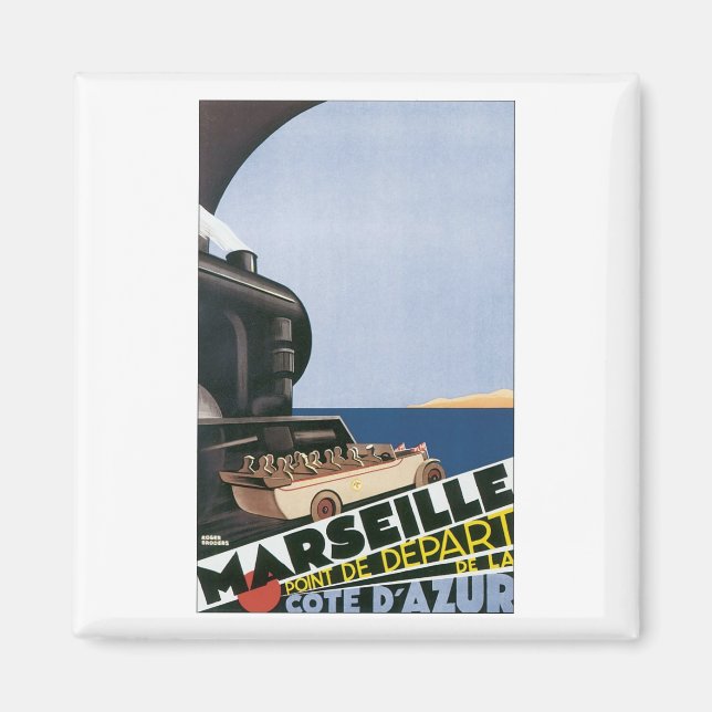 Marseille Point de Dpart del Cote / Azur Magnet (Vorne)