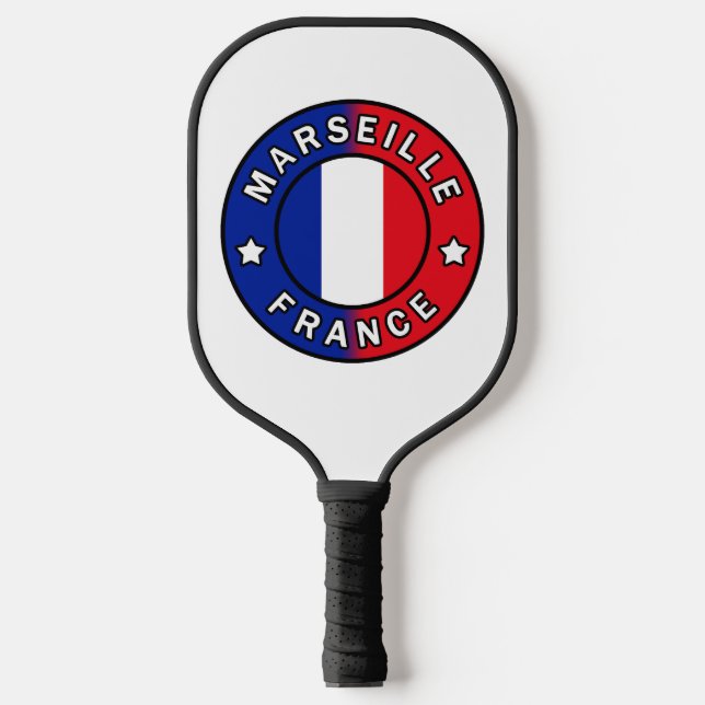 Marseilles France Pickleball Schläger (Vorderseite)