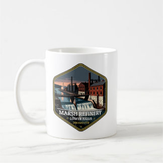 Marsh Refinery Lower Falls Innsmouth Vintage Trave Kaffeetasse