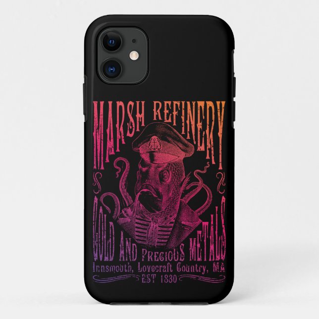 Marsh Refining Company Innsmouth Lovecraft Case-Mate iPhone Hülle (Rückseite)