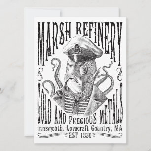 Marsh Refining Company Innsmouth Lovecraft Einladung