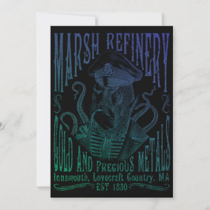 Marsh Refining Company Innsmouth Lovecraft Einladung