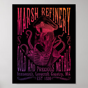 Marsh Refining Company Innsmouth Lovecraft Poster
