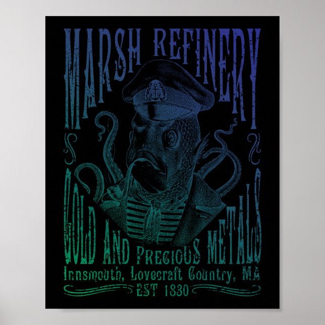 Marsh Refining Company Innsmouth Lovecraft Poster (Vorne)