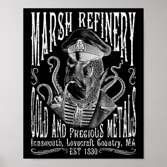Marsh Refining Company Innsmouth Lovecraft Poster (Vorne)