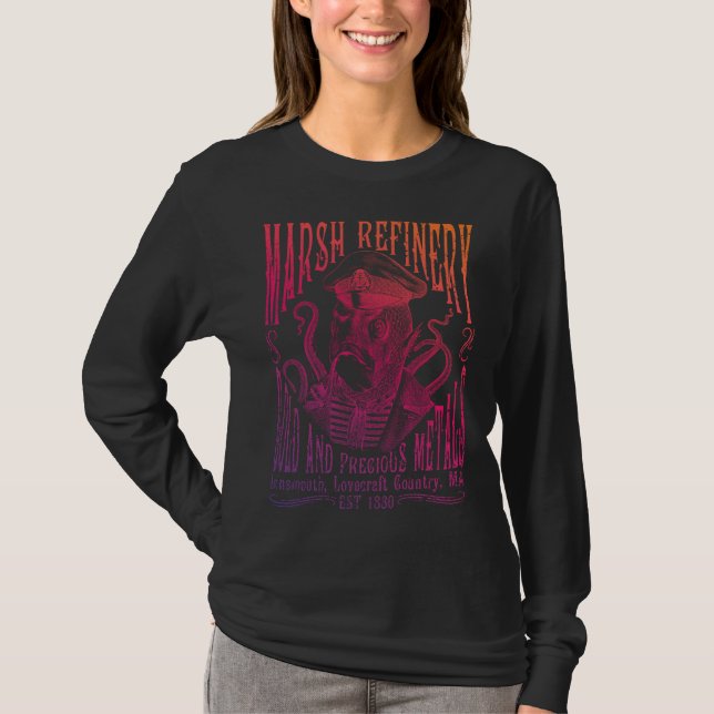 Marsh Refining Company Innsmouth Lovecraft T-Shirt (Vorderseite)
