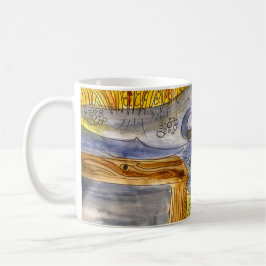 Marsh Watercolor auf Kaffee-Tasse Kaffeetasse