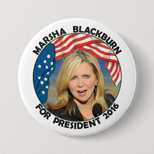Marsha Blackburn für Präsidenten Button (Vorderseite)